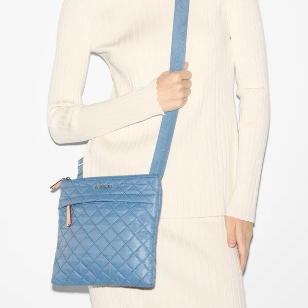 Mz Wallace Crosby Crossbody Bag Nylon Leather - Picture 4 of 5
